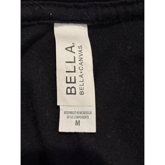 BELLA The Cult Love 80s Band Fitted Black V-Neck T-Shirt MED (fits Like Small) - Picture 6 of 6